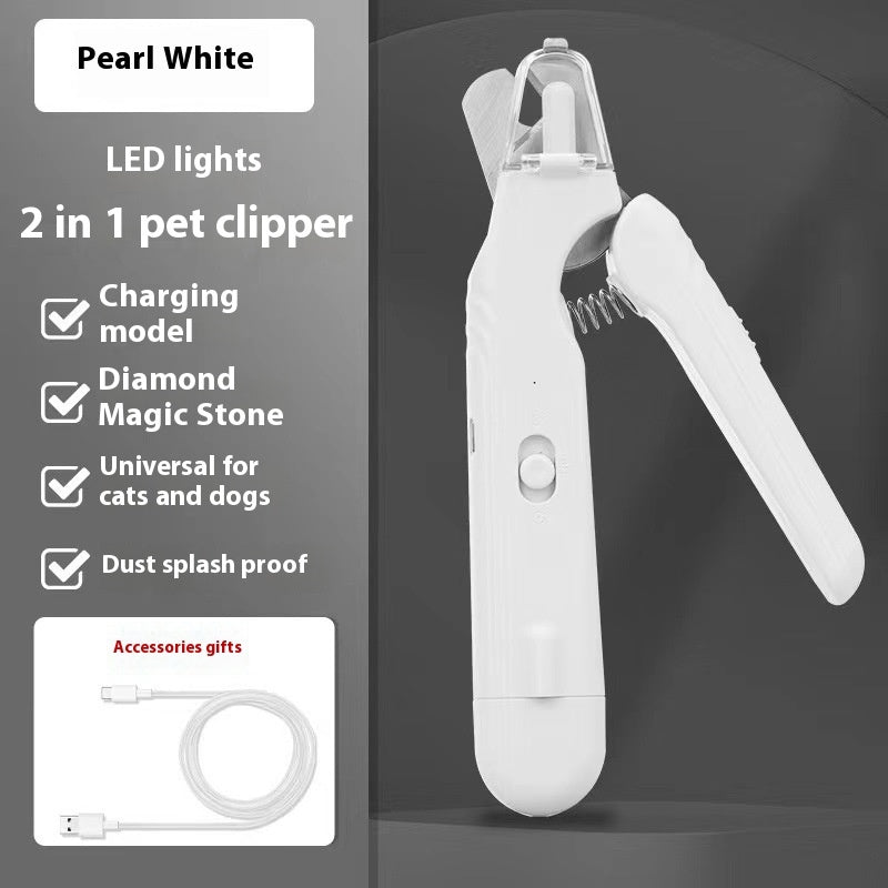 Pet Nail Clippers with LED Light | Safe for Dogs & Cats