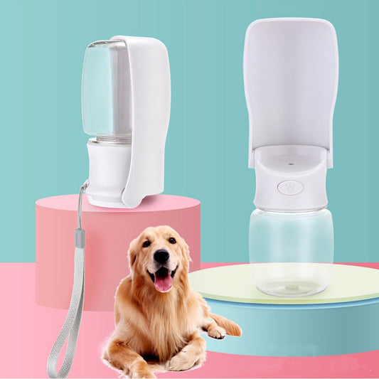 Foldable Dog Water Bottle, Leak-Proof Portable Pet Water Dispenser for Travel Hiking