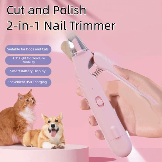 Pet Nail Clippers with LED Light | Safe for Dogs & Cats
