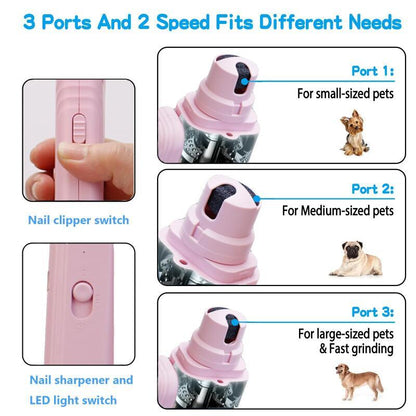 Pet Nail Clippers with LED Light | Safe for Dogs & Cats