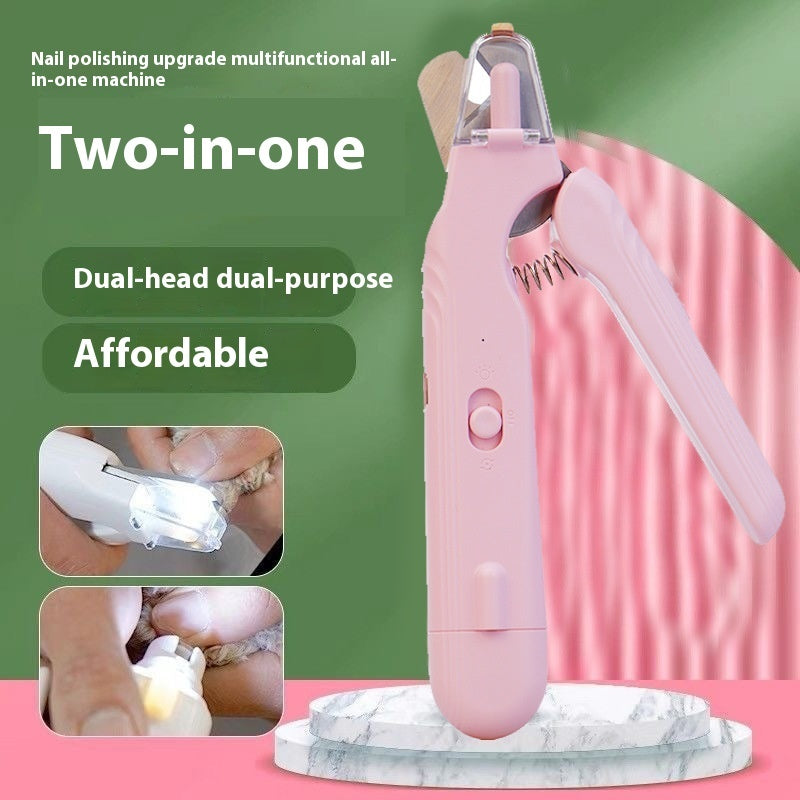 Pet Nail Clippers with LED Light | Safe for Dogs & Cats