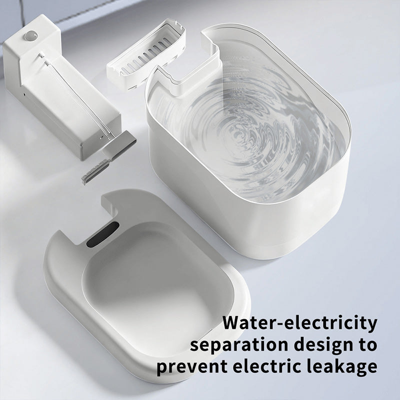 2026 Best Wireless Cat Water Fountain | 2000mL 30-Day Use Circulating Fresh Water Dispenser for Indoor Cats