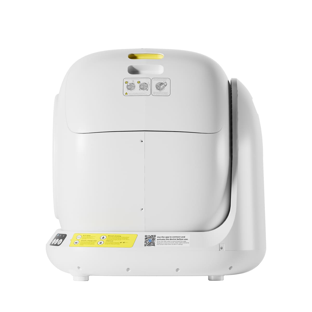 Self-Cleaning Automatic Cat Litter Box for Multiple Cats