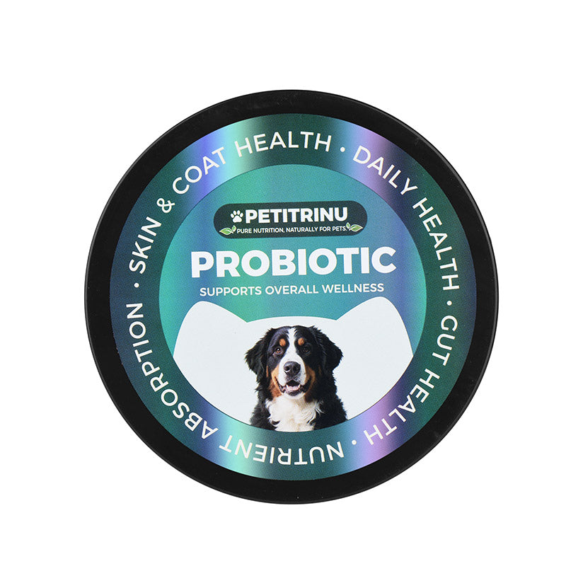 Petitrinu Dog Probiotic Soft Chews | Chicken Flavor Daily Wellness Support, 120ct
