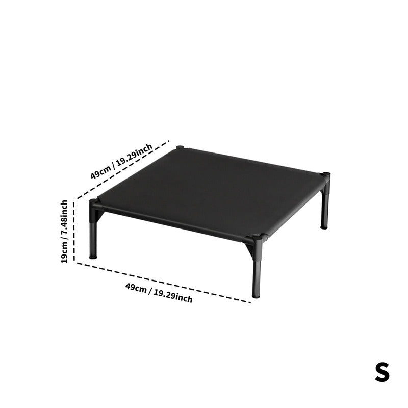 Elevated Cooling Pet Bed for Dogs & Cats – Breathable Raised Cot for Indoor & Outdoor Use