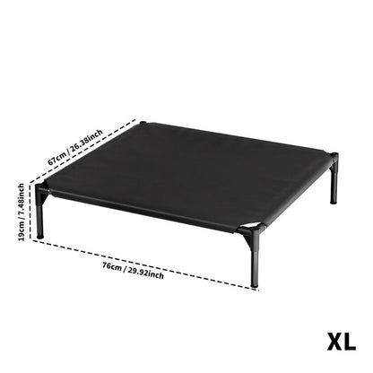 Elevated Cooling Pet Bed for Dogs & Cats – Breathable Raised Cot for Indoor & Outdoor Use