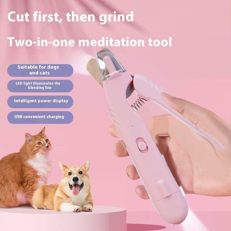 Pet Nail Clippers with LED Light | Safe for Dogs & Cats